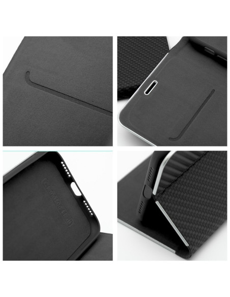 Etui LUNA Carbon pour IPHONE 16 Pro noir
