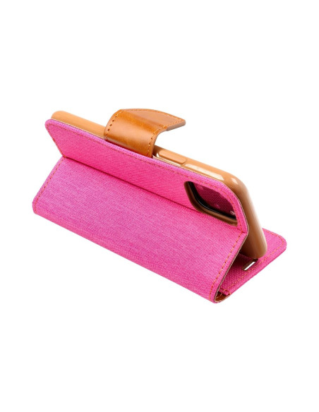 Etui Canvas pour IPHONE 16 Pro rose