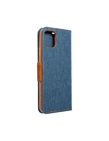Etui Canvas pour IPHONE 16 Plus bleu marine