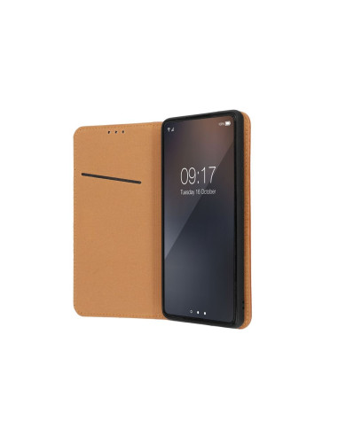 Étui en cuir SMART PRO pour IPHONE 16 marron