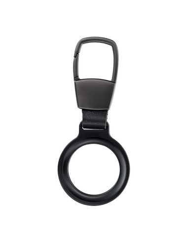 Porte-clés en métal pour AIRTAG noir