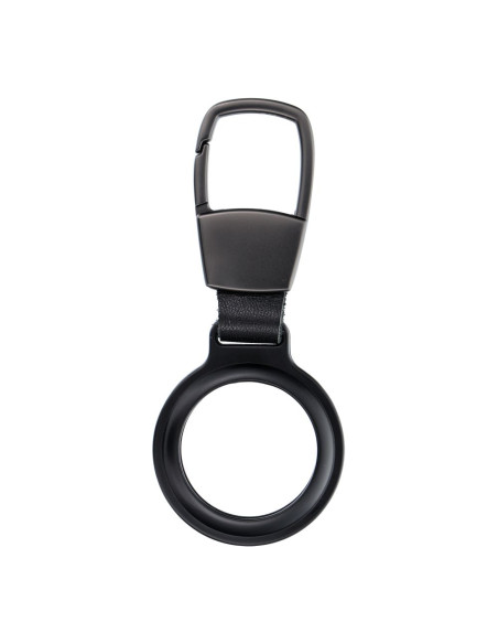 Porte-clés en métal pour AIRTAG noir