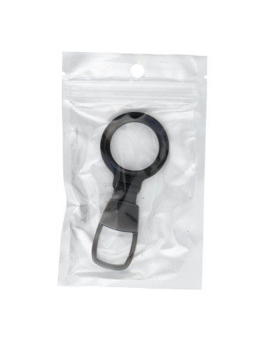 Porte-clés en métal pour AIRTAG noir