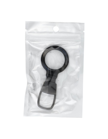 Porte-clés en métal pour AIRTAG noir