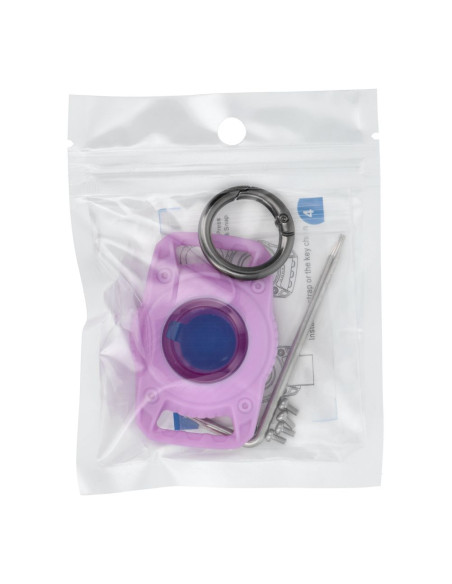 Porte-clés PETS pour AIRTAG violet