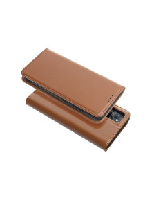 Étui en cuir SMART PRO pour IPHONE 16 Pro Max marron 2