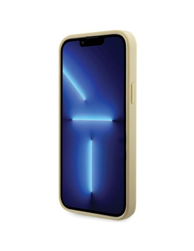 GUESS Coque pour IPHONE 13 / 14 / 15 GUHCP14SHDGTPD (Rhinestone Triangle) or