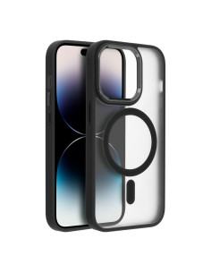 MATTE MAG COVER case compatible with MagSafe for IPHONE 16 Pro Max black 2