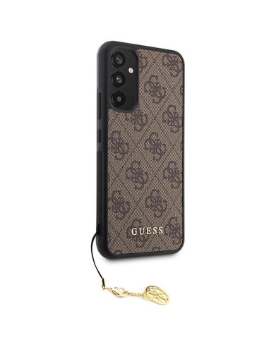 Véritable GUESS Case GUHCSA34GF4GBR pour Samsung A34 (4G Charms Collection / pink)