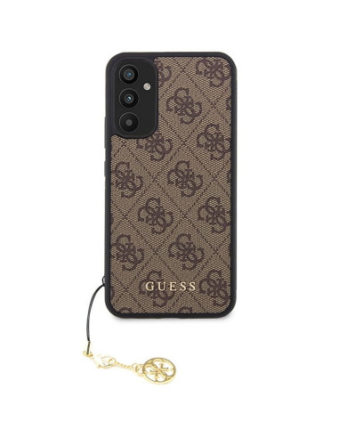 Véritable GUESS Case GUHCSA34GF4GBR pour Samsung A34 (4G Charms Collection / pink)