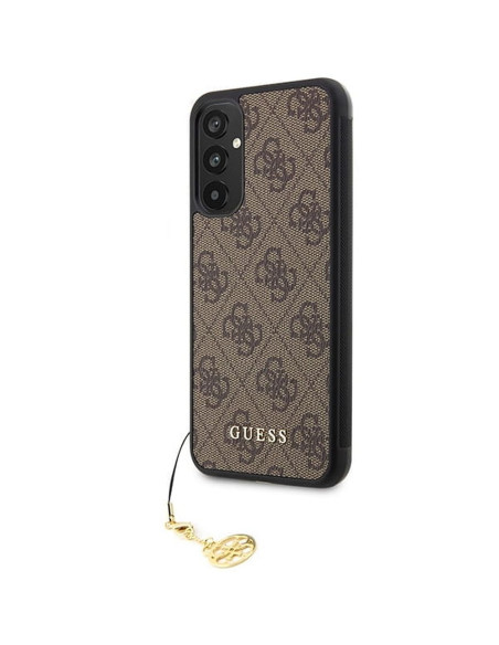 Véritable GUESS Case GUHCSA34GF4GBR pour Samsung A34 (4G Charms Collection / pink)