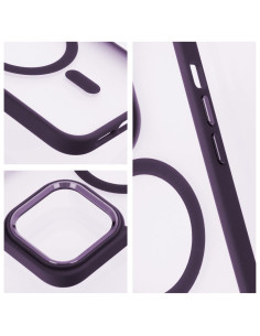 MATTE MAG COVER case compatible with MagSafe for IPHONE 16 Pro Max purple 2