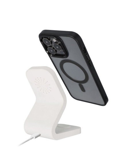 COLOR EDGE MAG COVER case compatible with MagSafe for IPHONE 16 Plus black