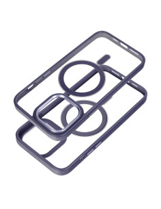 COLOR EDGE MAG COVER case compatible with MagSafe for IPHONE 16 Pro deep purple 2