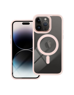 COLOR EDGE MAG COVER case compatible with MagSafe for IPHONE 16 pink 2