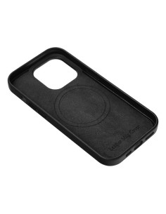 LEATHER MAG COVER case for IPHONE 16 Plus black 2