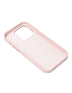 LEATHER MAG COVER case for IPHONE 16 Pro sand pink 2