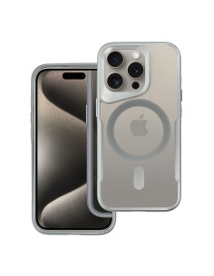 ERGOFIT NEWZONE case compatible with MagSafe for IPHONE 16 silver