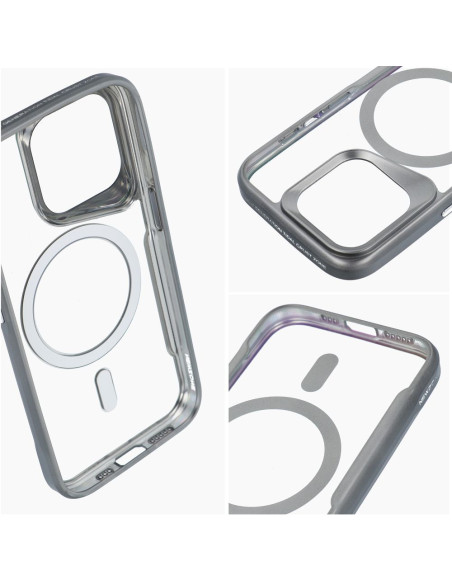 ERGOFIT NEWZONE Coque compatible avec MagSafe pour IPHONE 14 gris