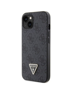 Véritable GUESS Case GUHCP13MP4TDSCPK pour iPhone 13 (Metal Logo Starss Crossbody / Black) 2