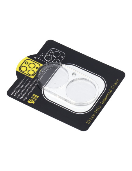 Verre trempé 5D Full Glue pour appareil photo - pour iPhone 16 Plus Transparent