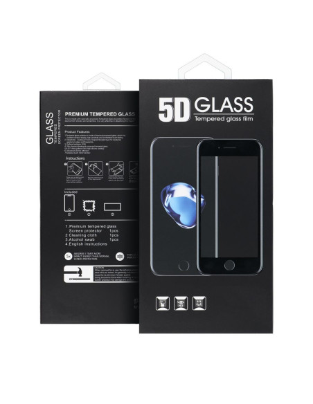 5D Full Glue Tempered Glass - pour iPhone 16 Pro (MATTE) NOIR