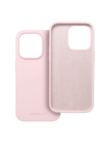 Roar Cloud-Skin Case - pour iPhone 16 Rose clair
