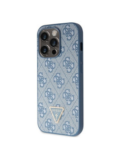 GUESS Coque pour IPHONE 14 Pro GUHCP14LP4TDSCPB (Crossbody 4G Metal Logo) bleu 2