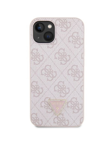 Coque GUESS pour IPHONE 13 / 14 / 15 GUHCP14SP4TDSCPP (Crossbody 4G Metal Logo) rose
