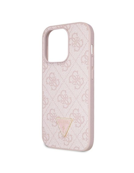 GUESS Coque pour IPHONE 14 Pro GUHCP14LP4TDSCPP (Crossbody 4G Metal Logo) rose