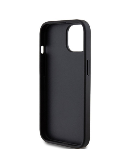 Véritable GUESS Case GUHCP15MHG4SGK pour iPhone 15 PLUS (Fixed Glitter Big 4G / noir)