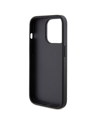 Véritable GUESS Case GUHCP15XHG4SGK pour iPhone 15 PRO MAX (Fixed Glitter Big 4G / noir)