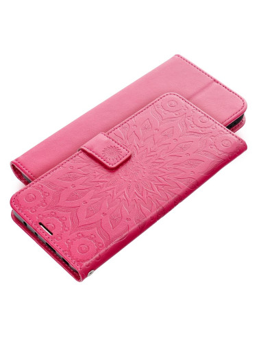 MEZZO Book case for IPHONE 16 Plus mandala magenta