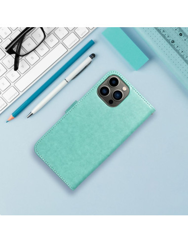 MEZZO Book case for IPHONE 16 Plus dreamcatcher green