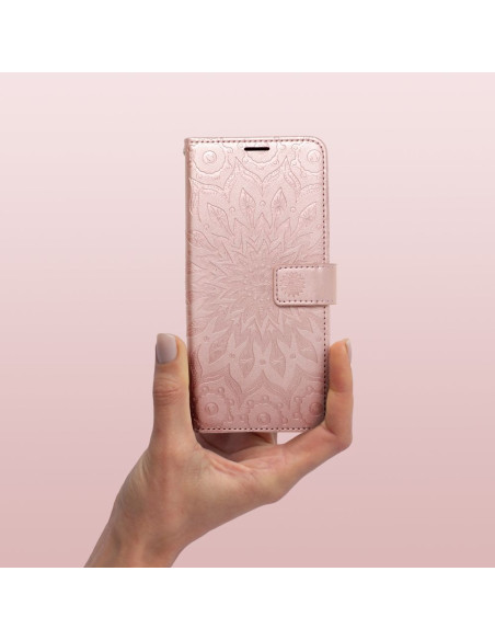 MEZZO Book case for IPHONE 16 Pro Max mandala rose gold