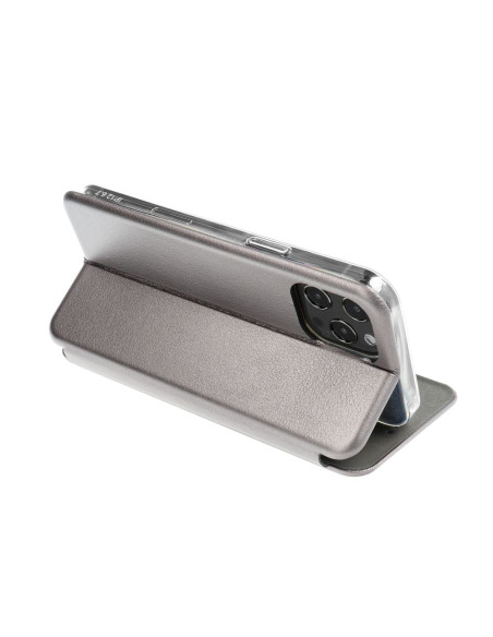 Étui Book Elegance pour IPHONE 16 PRO MAX acier