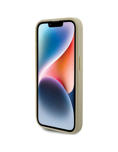Véritable GUESS Case GUHCP15XHG4SGD pour iPhone 15 PRO MAX (Fixed Glitter Big 4G / Gold)