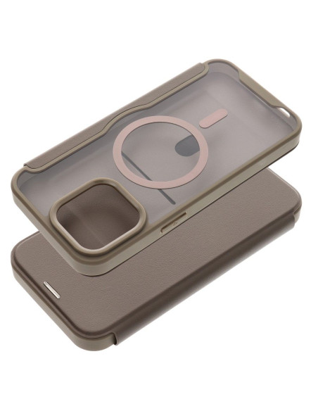 Étui Smart Mag pour IPHONE 16 PRO MAX compatible avec MagSafe titane