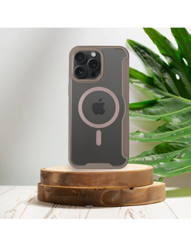 Étui Smart Mag pour IPHONE 16 PRO MAX compatible avec MagSafe titane
