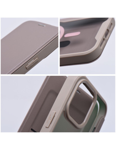 Étui Smart Mag pour IPHONE 16 PRO MAX compatible avec MagSafe titane