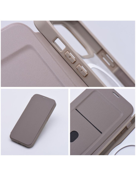 Étui Smart Mag pour IPHONE 16 PRO MAX compatible avec MagSafe titane