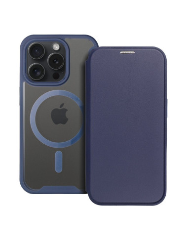 Étui Smart Mag pour IPHONE 16 PRO compatible avec MagSafe bleu
