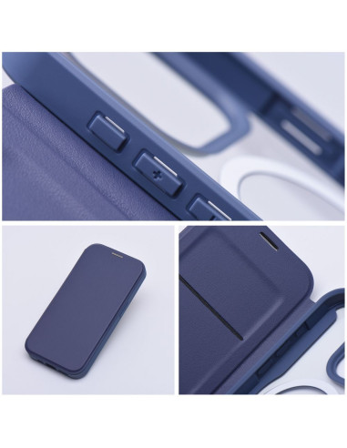 Étui Smart Mag pour IPHONE 16 PRO compatible avec MagSafe bleu