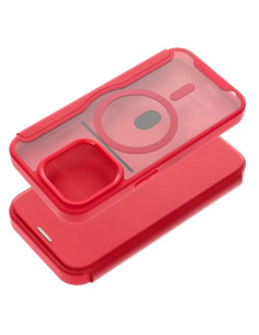 Étui Smart Mag pour IPHONE 16 PRO MAX compatible avec MagSafe rouge