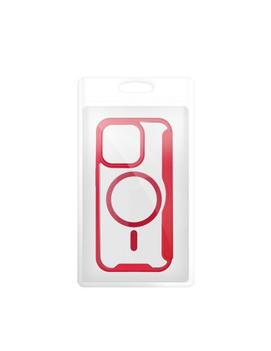 Étui Smart Mag pour IPHONE 16 PRO MAX compatible avec MagSafe rouge