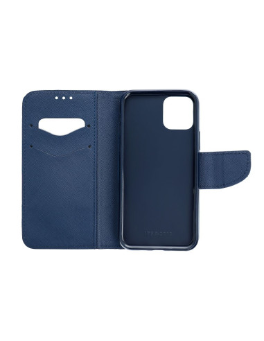 Étui pour IPHONE 16 PLUS rouge / bleu marine