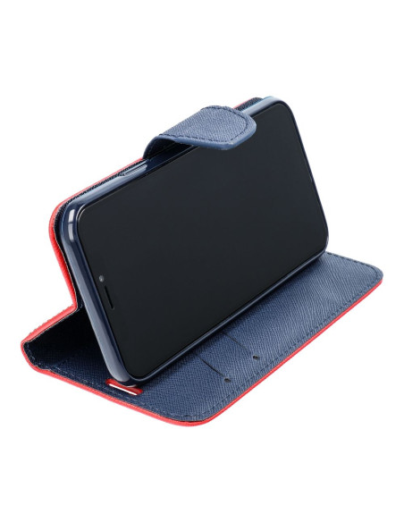 Etui pour IPHONE 16 PRO MAX rouge / bleu marine