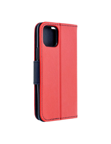 Etui pour IPHONE 16 PRO MAX rouge / bleu marine