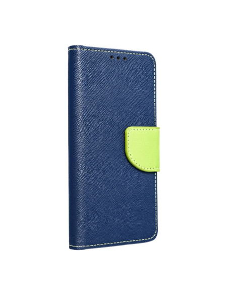 Étui pour IPHONE 16 PLUS bleu marine / vert lime