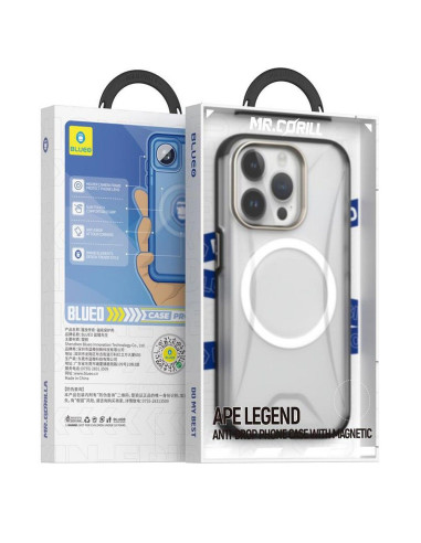 BLUEO APE Legend Anti-Drop Phone Case - Apple iPhone 15 Pro Max gris